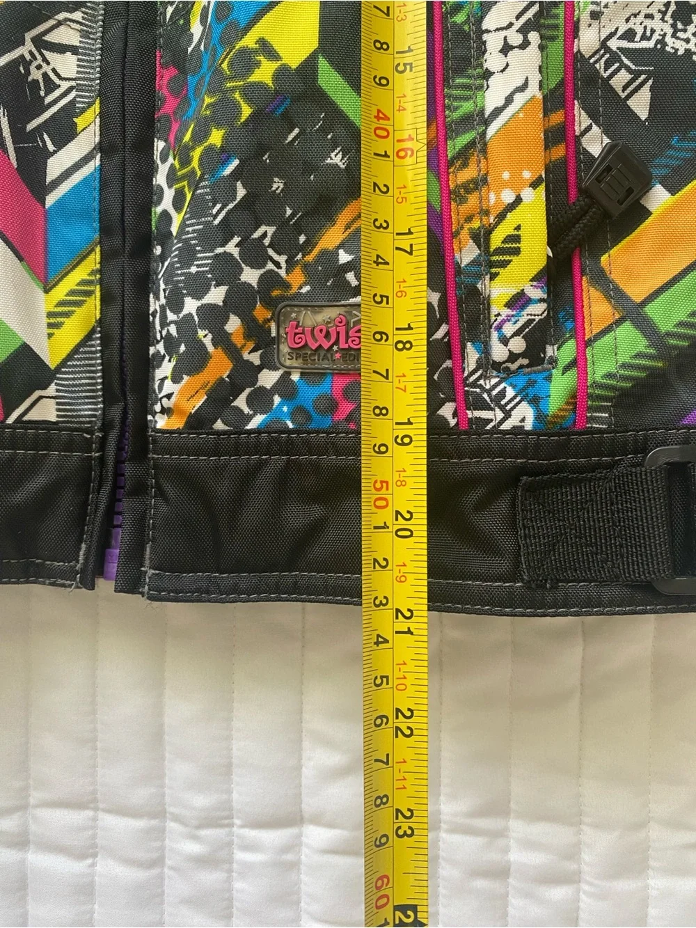 Castle X Racewear Kid's Multicolor Snowmobiling Coat - Bold Geometric Print